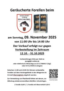 Mehr über den Artikel erfahren Forellenräuchern am 09.11.2025